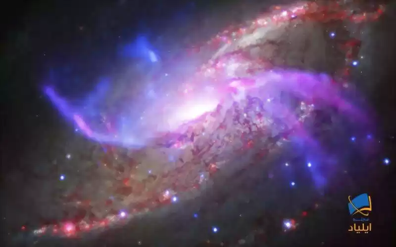 دیدنی‌هایی هیجان‌انگیز از یک کهکشان مارپیچی