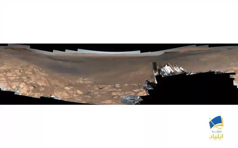 تصویر پانورامای زیبا از سطح مریخ