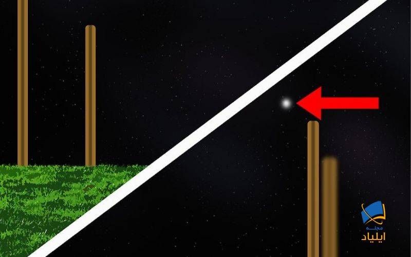 با استفاده از دو چوب، جهت را در شمال پیدا کنید