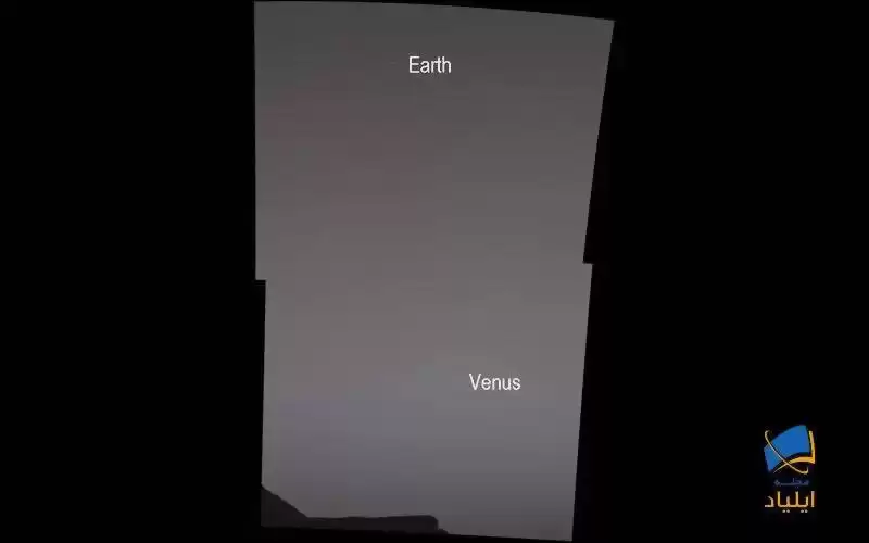 تصویر زمین از روی مریخ