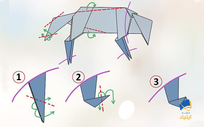چطور یک اوریگامی گرگ بسازیم؟