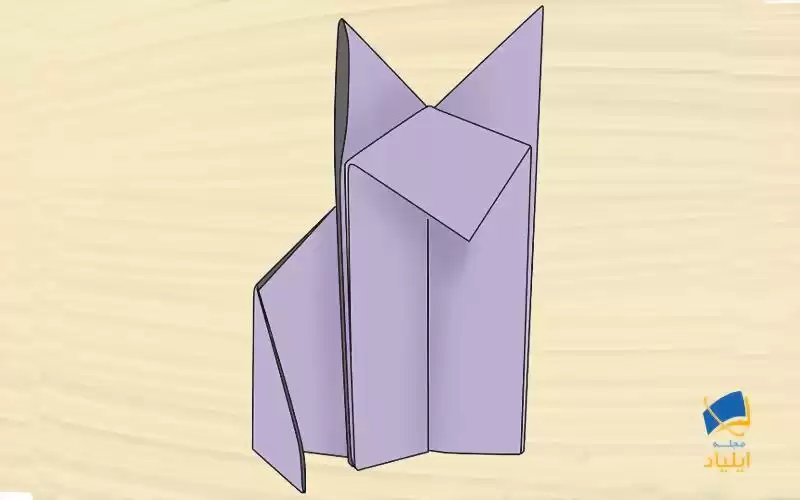 ساخت یک گرگ ساده اوریگامی
