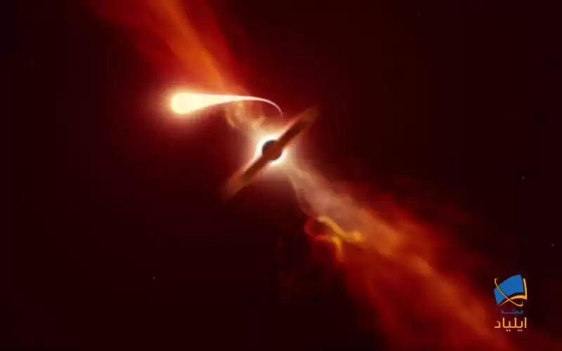 چگونه یک ستاره توسط سیاه‌چاله نابود می‌شود؟