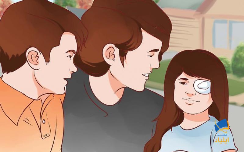 حمایت از کودک با تنبلی چشم