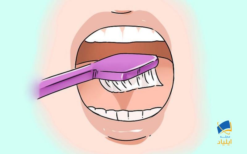از بین بردن پوشش سفید زبان