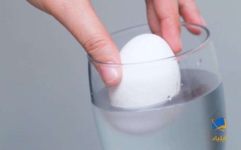 آزمایش تازگی تخممرغ