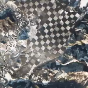 صفحه‌ی شطرنج عجیبی که از فضا قابل مشاهده است!