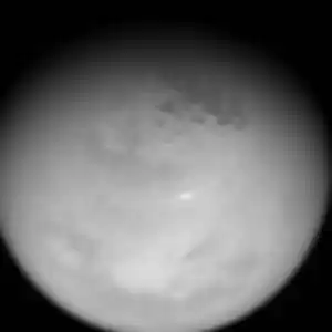 ابرهایی از جنس هیدروکربن در تیتان، قمر سیاره‌ی زحل