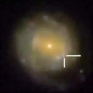 نگاهی نزدیک به انفجار رازآلود در فاصله‌ی ۲۰۰ میلیون سال نوری