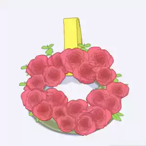 چطور یک تاج گل تزیینی درست کنیم؟